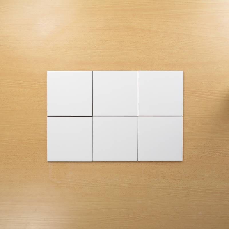Square Gloss White Wall Tile 152mm x 152mm Tile Warehouse