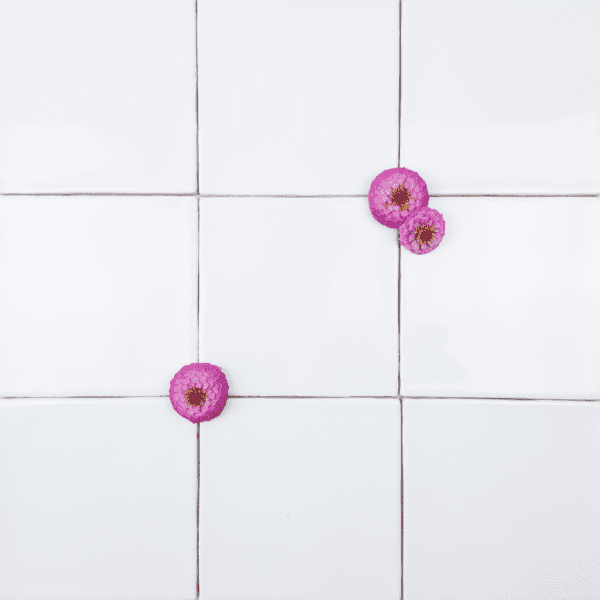 BLOCK WHITE GLOSS SQUARE