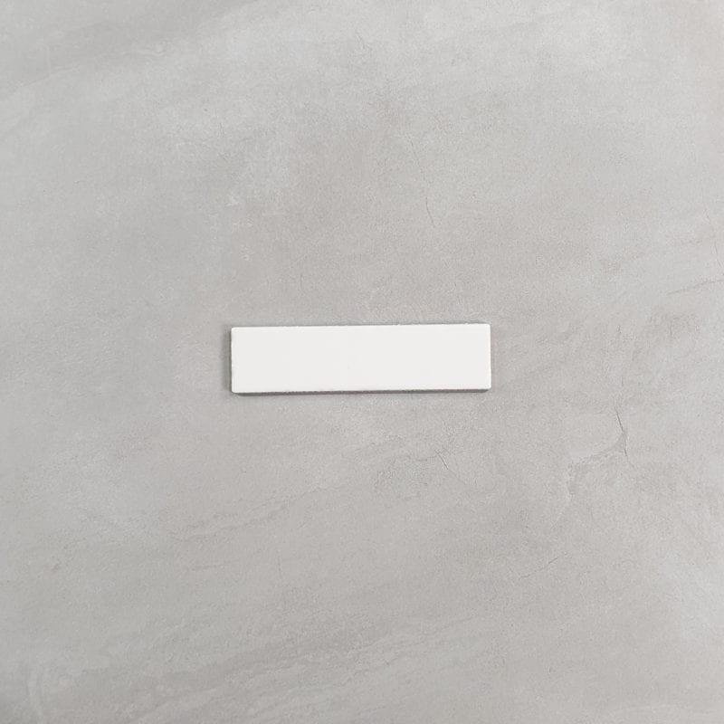 Block White Matt 50mm x 200mm Subway Tile