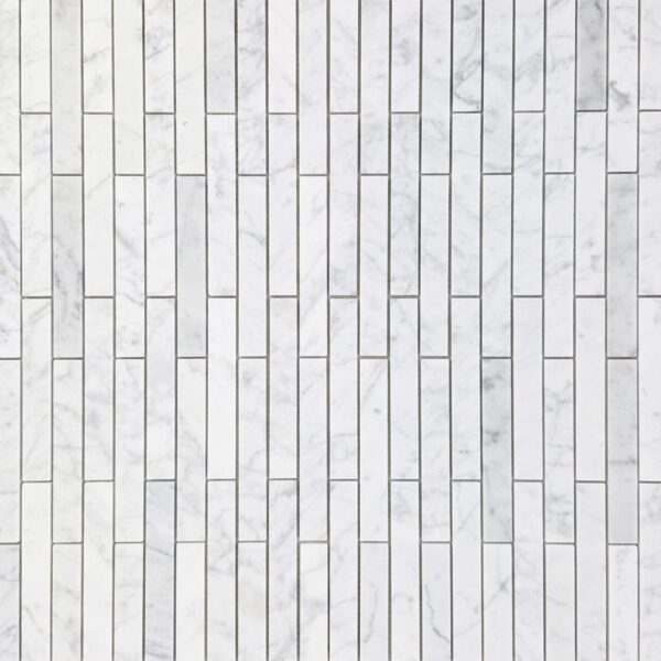 AURA CARRARA BRICK HONED MOSAIC