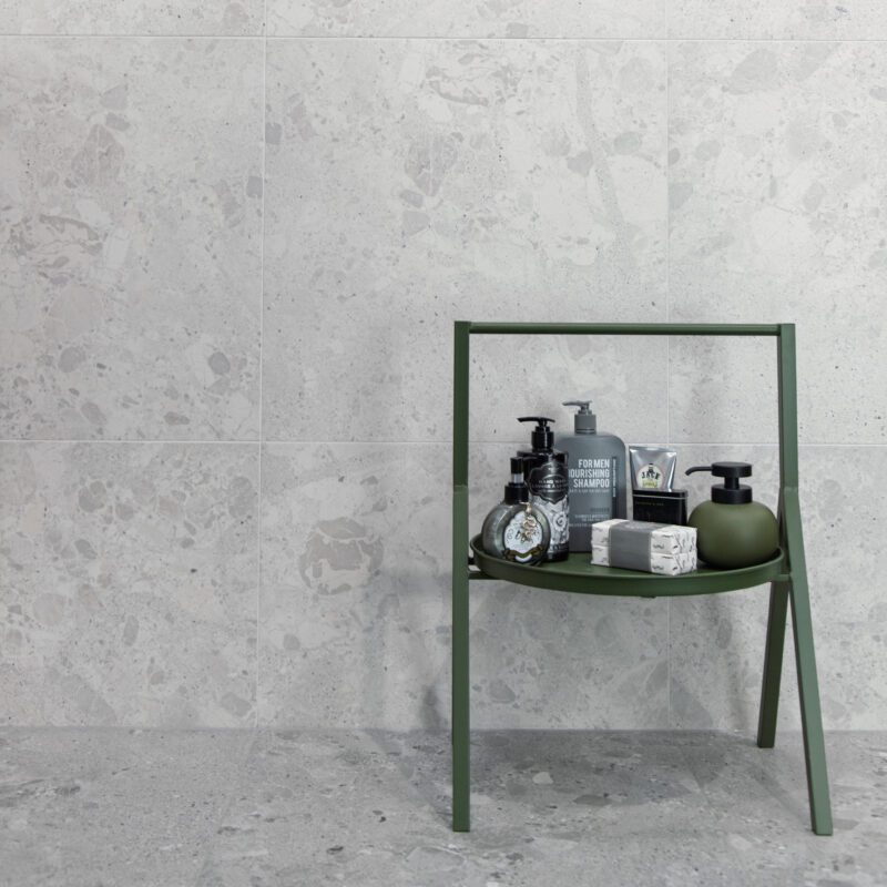 Gem Terrazzo White & Grey