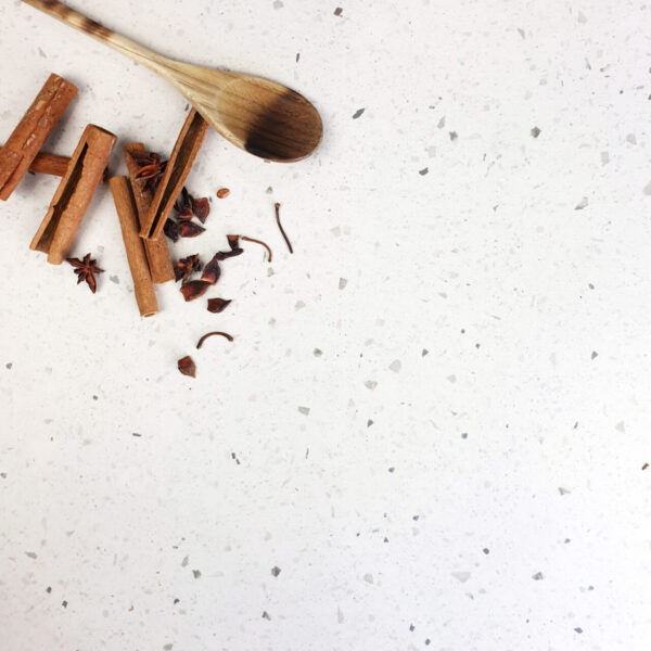 MIZAR TERRAZZO WHITE MATT