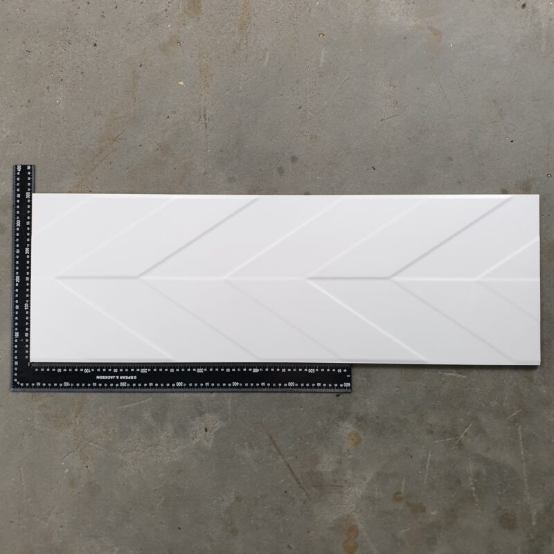 White Matt Twin Glacier Wall Tile