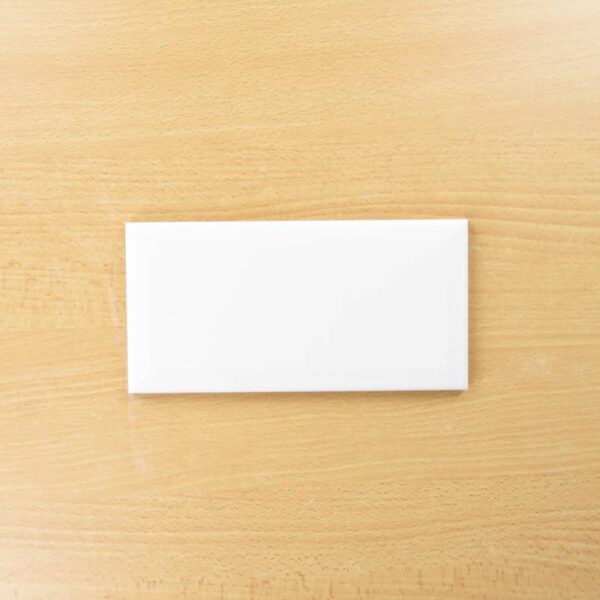 WHITE GLOSS BEVELED SUBWAY